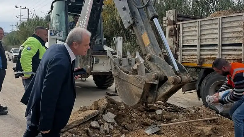 Kiraz Suludere Mahallesi'nde Asfalt Yama Çalışmaları Devam Ediyor