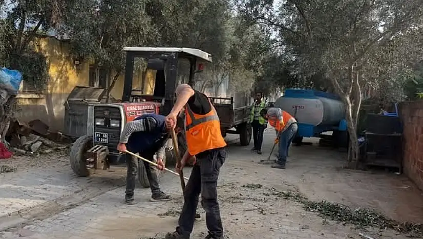 Kiraz Yeni Mahalle'de Temizlik Seferberliği Devam Ediyor
