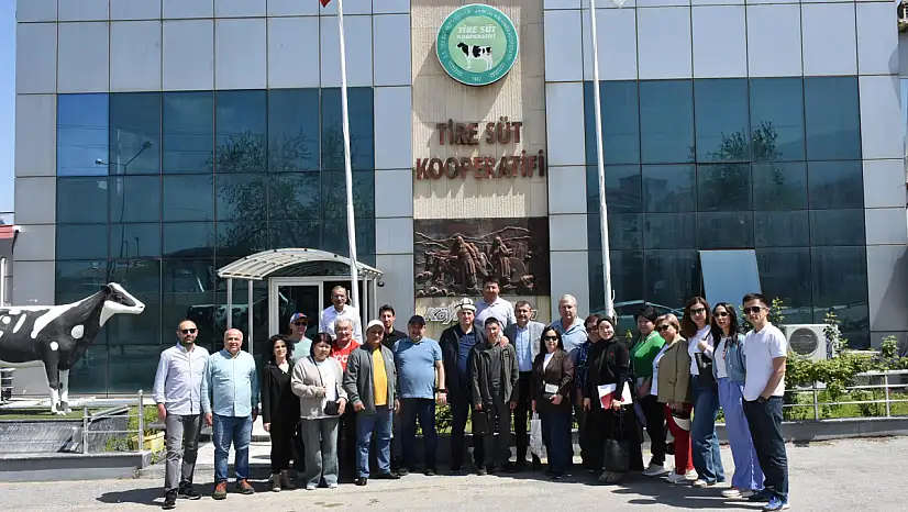 Kırgız Heyetten Tire Süt Kooperatifine İlgi