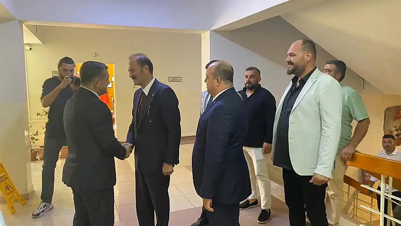 MHP İzmir Milletvekili Tamer Osmanağaoğlu, Ödemiş Kaymakamı'nı Ziyaret Etti