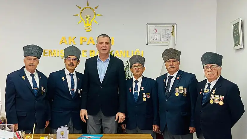Ödemiş Gaziler Derneği'nden AK Parti İlçe Teşkilatına Ziyaret