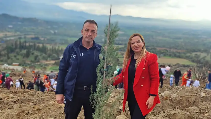 Ödemiş'te 'Geleceğe Nefes, Dünyaya Nefes' Fidan Dikme Etkinliği Gerçekleştirildi