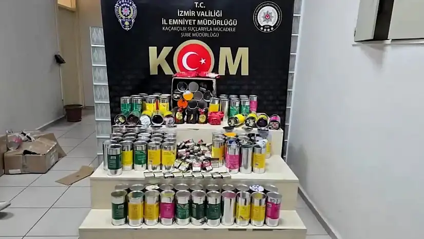 Ödemiş'te kaçakçılık operasyonu: Sahte alkol ve tarihi eserler ele geçirildi