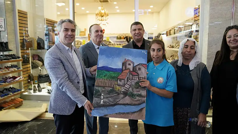 Özel Öğrencilerin Özel Sergisi Törenle Açıldı
