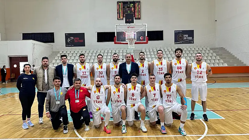 Tire Belediye Spor, basketbolda rakip tanımıyor