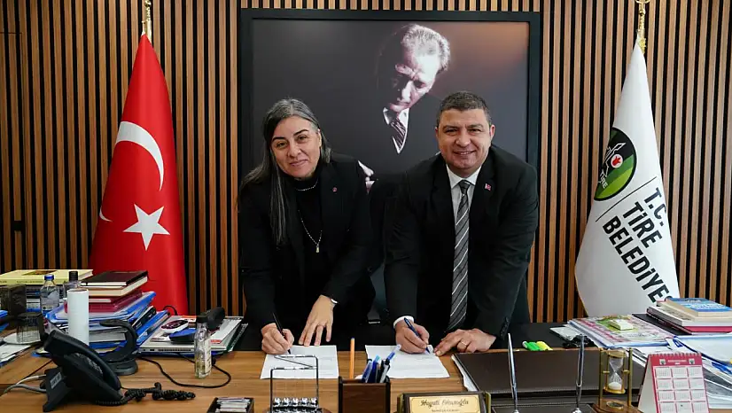 Tire Belediyesi'nde toplu sözleşme imzalandı