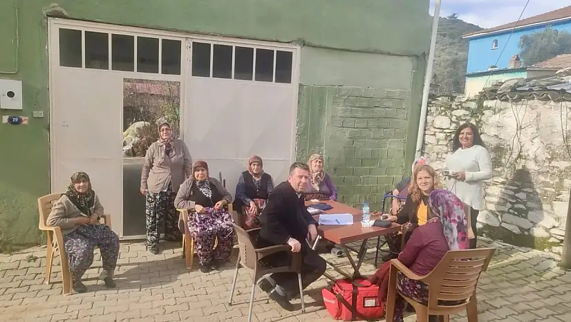 TİRE'DE MOBİL SAĞLIK EKİBİ AKYURT'TA HİZMET VERDİ