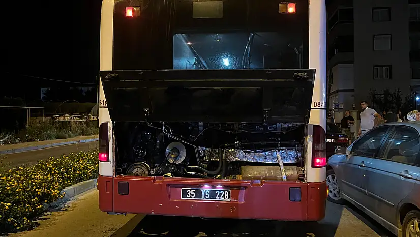 Torbalı-Ödemiş ESHOT Otobüsü Alev Almadan Son Anda Durdu