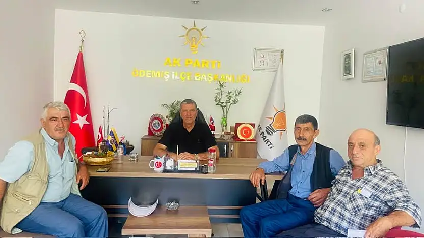 AK Parti Ödemiş İlçe Başkanı Murat Öncel'den Yangın Mağduru Köylere Ziyaret