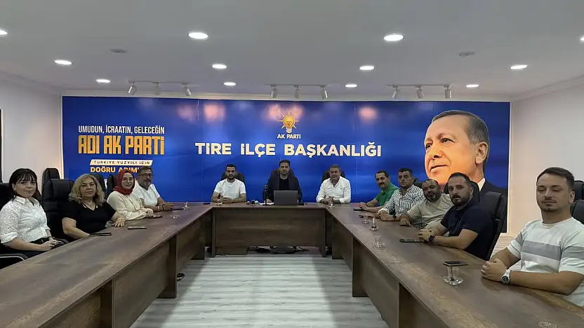AK Parti Tire Teşkilatından Haftalık Danışma Toplantısı