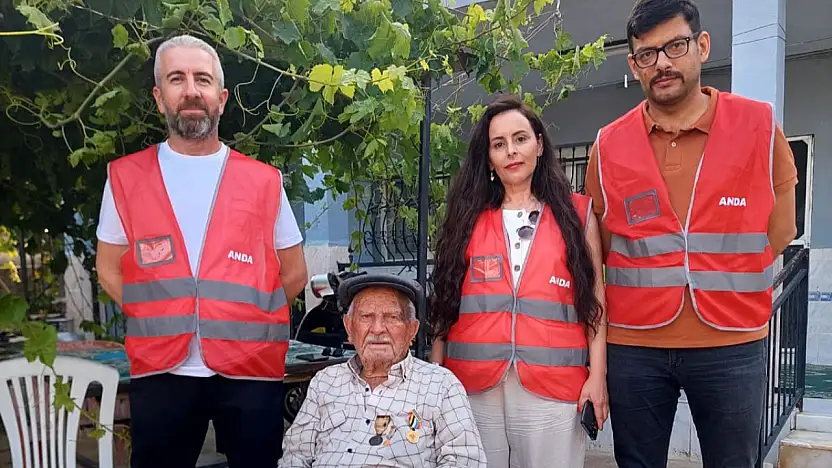 ANDA'dan 95 Yaşındaki Kore Gazisi Behlül Pehlivan'a ziyaret