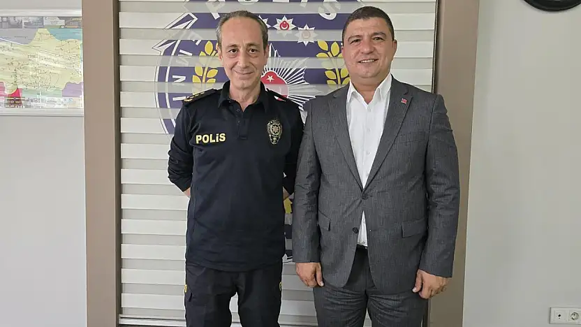 Başkan Okuroğlu'ndan İlçe Emniyet Müdürü Uçar'a Ziyaret