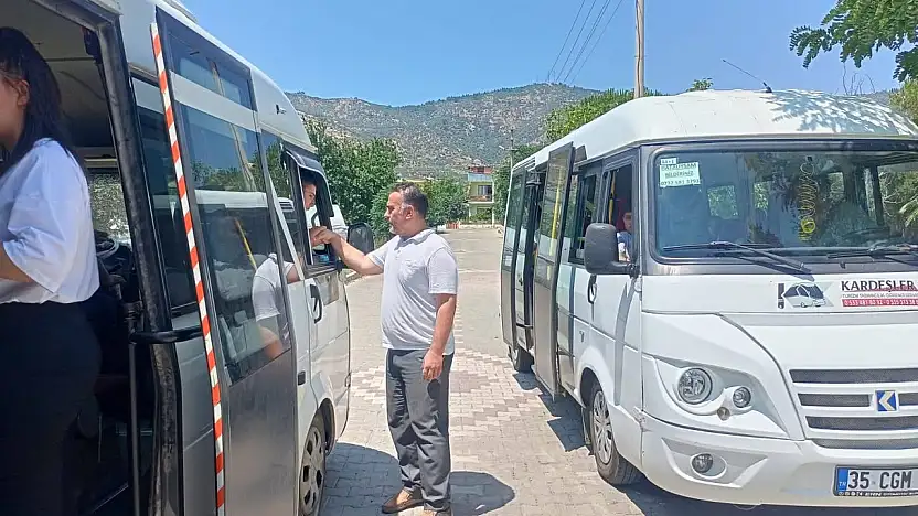 Bayındır'da Özel Eğitim Öğrenci Servis Araçlarına Denetim