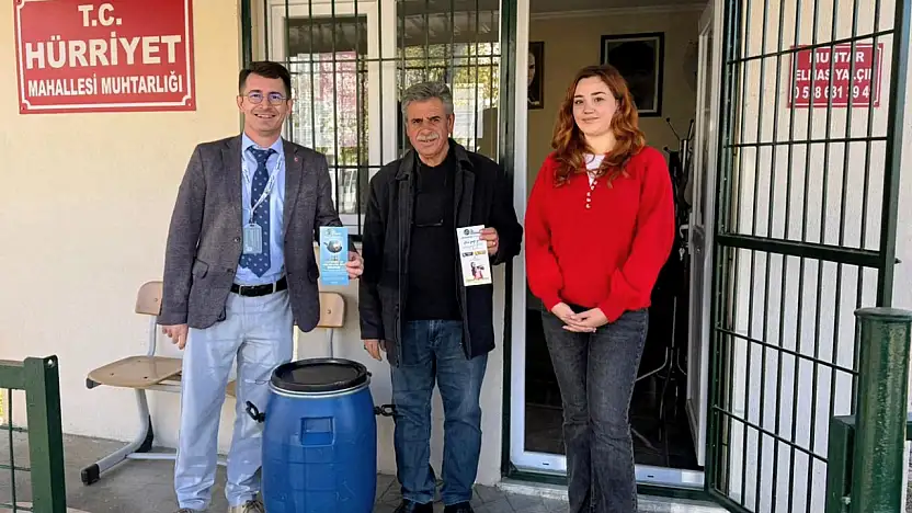 Bitkisel Atık Yağ Toplama Projesine Muhtarlar da Dahil Edildi