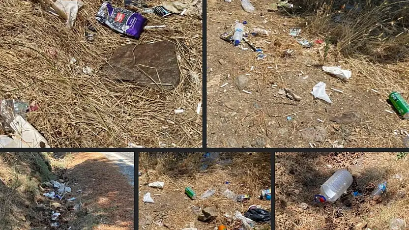 BOZDAĞ VE GÖLCÜK YOLUNDA YÜREK BURKAN MANZARA