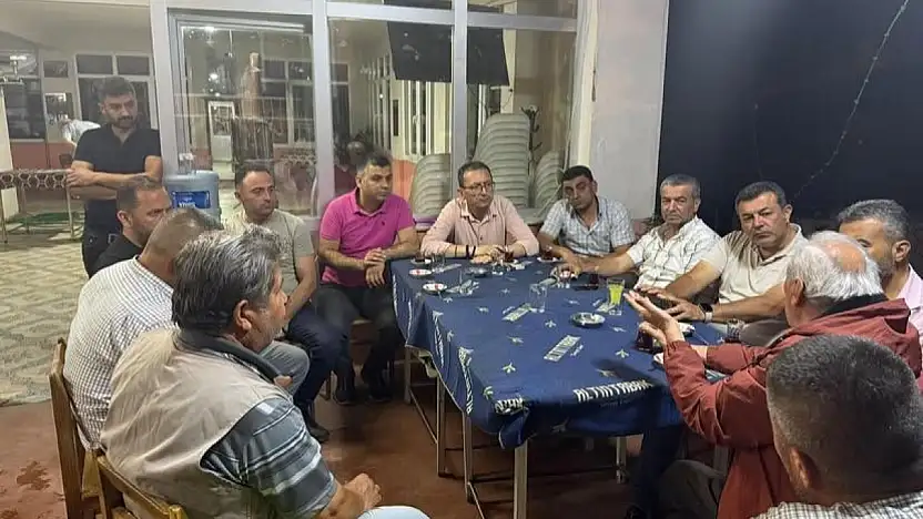 CHP Beydağ İlçe Başkanlığı Çomaklar Mahallesi'nde Vatandaşlarla Bir Araya Geldi