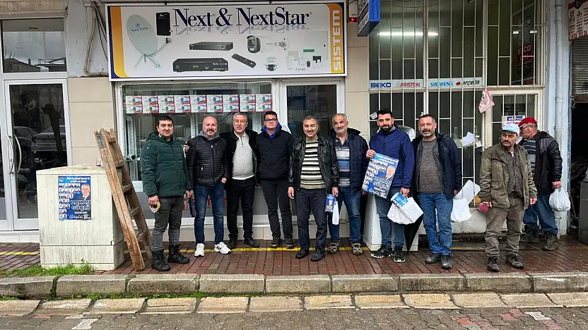 HAKAN GÜÇLÜ ÖDEMİŞ'TE SAHAYA İNDİ: CADDE CADDE, MAHALLE MAHALLE TEMAS