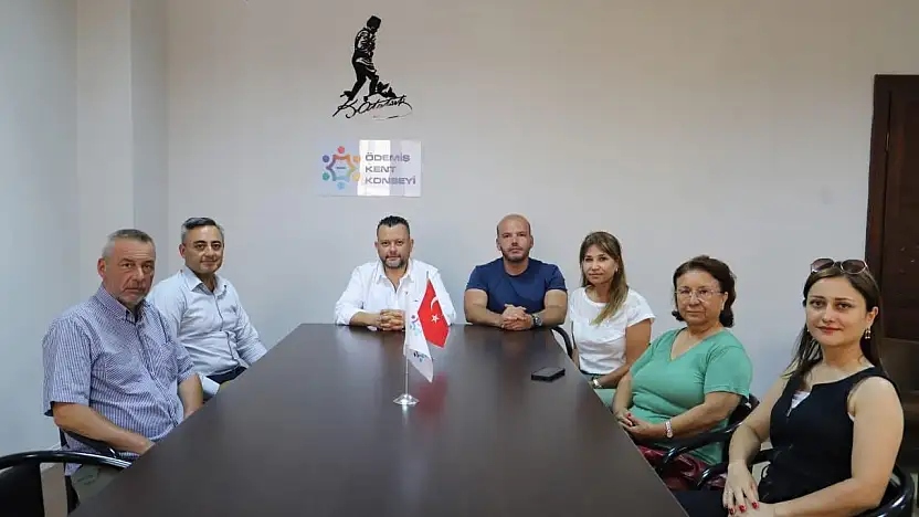 İzmir Kent Konseyi'nden Ödemiş'e Yangın Dayanışması Ziyareti