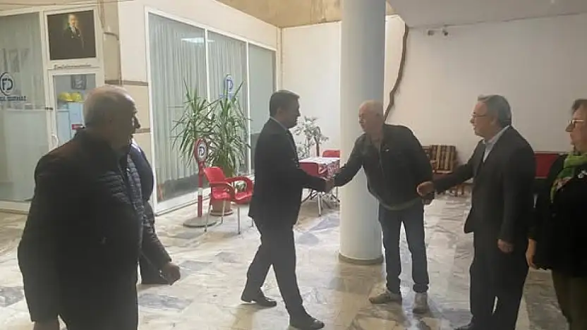 Kaymakam Erdoğan'dan Muhtarlar Derneği'ne Ziyaret.