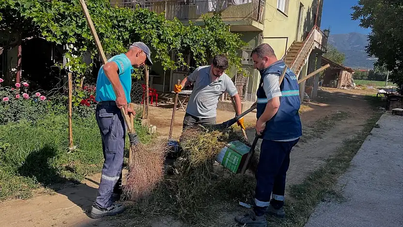 Kiraz Belediyesi'nden Eskipazar'da Temizlik Çalışması