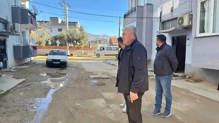 Kiraz'da Fen İşleri Çalışmaları Başkan Tarafından Yerinde Denetlendi