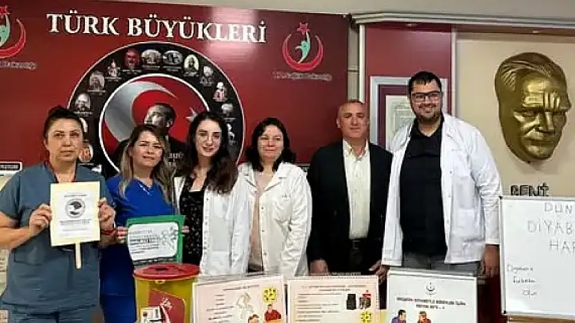 Kiraz Devlet Hastanesi'nde Diyabet Günü İçin Farkındalık Etkinliği