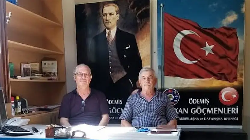 Ödemiş Balkan Göçmenleri Derneği'nde Görev Değişimi