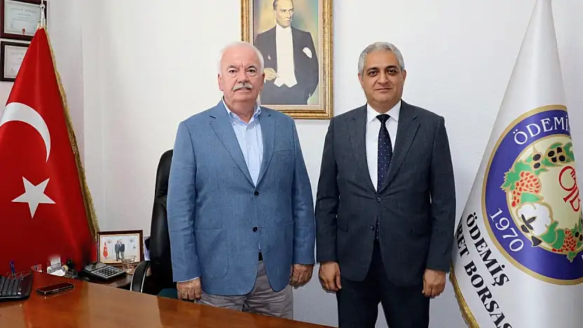 Ödemiş Cumhuriyet Başsavcısı Mehmet Karabulut'tan Ödemiş Ticaret Borsası'na Ziyaret