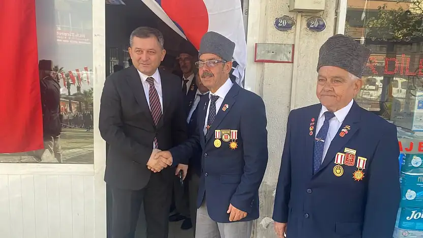Ödemiş Kaymakamı Erdoğan'dan Gaziler Günü Ziyareti