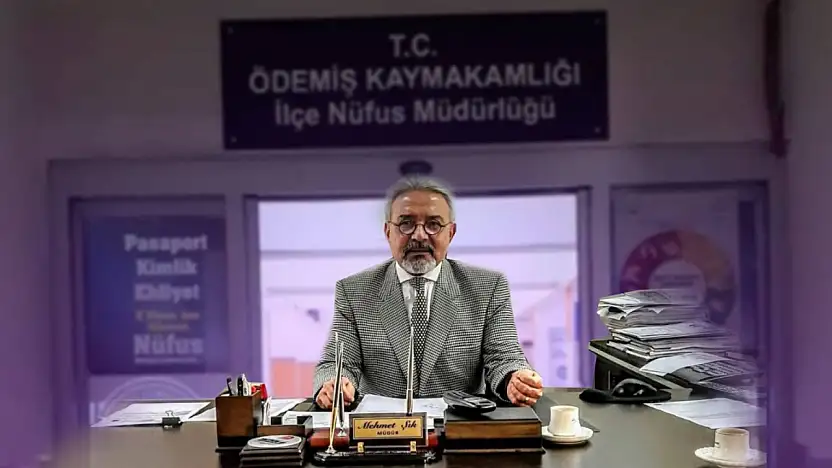 ÖDEMİŞ NÜFUS MÜDÜRLÜĞÜ'NE HIZLI VE ETKİLİ HİZMET TEŞEKKÜRÜ