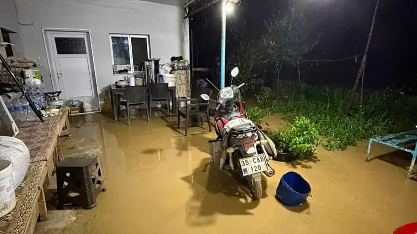 Ödemiş'te çiftlik sular altında