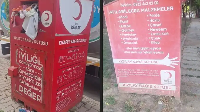 Ödemiş'te Kıyafet Bağış Kutuları Dolu: Vatandaş Tepkili