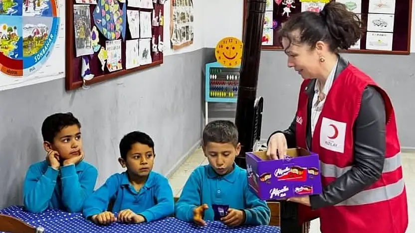 Ödemiş'te miniklere destek