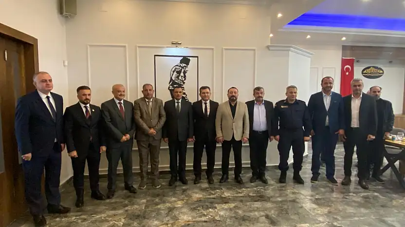 ÖDEMİŞ'TE TARIMSAL HEYETLE ÖZEL TOPLANTI