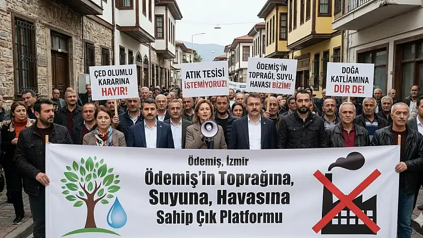 ÖDEMİŞ'TE TARTIŞMALI TESİSE ÇED ONAYI: PLATFORMDAN SERT TEPKİ