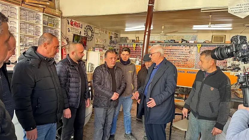 TAHİR SİLAY: 'GÖNÜL GÖNÜLE, EL ELE ESNAF ZİYARETLERİMİZ SÜRÜYOR'