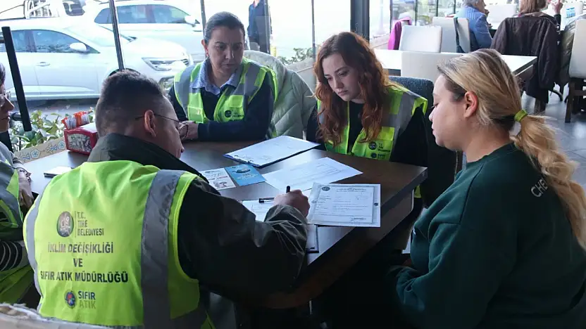 Tire Belediyesi'nden, işletmelere atık yağ denetimi ve bilgilendirmesi