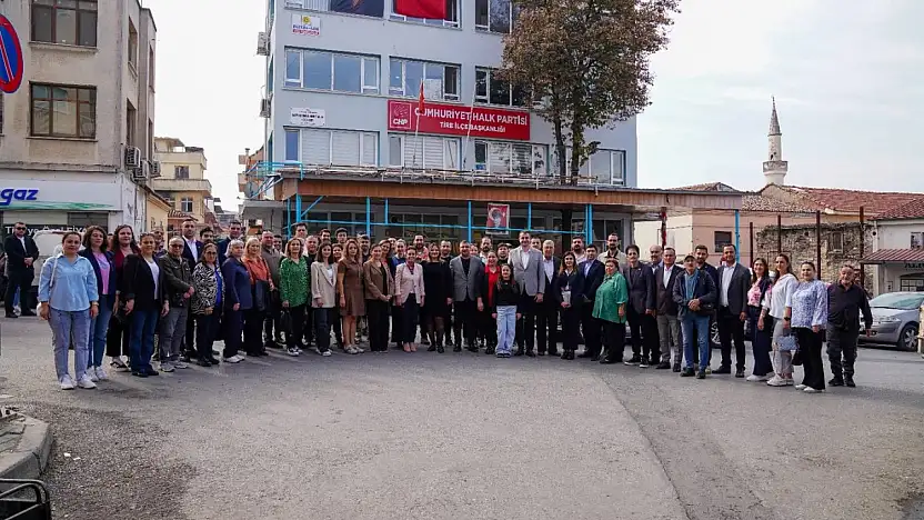 Tire'de CHP İl Başkanı Çağatay Güç, Partililer Tarafından Karşılandı