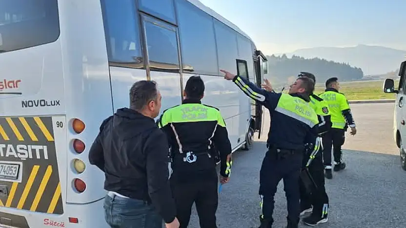 Tire'de Okul Servislerine Sıkı Denetim