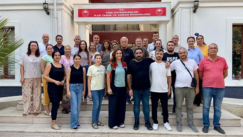Tire İlçe Tarım Müdürlüğü, Veteriner Hekim Orhan Aytulum'u Uğurladı