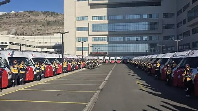 TİRE'YE 2 YENİ AMBULNS HİZMETE GİRDİ