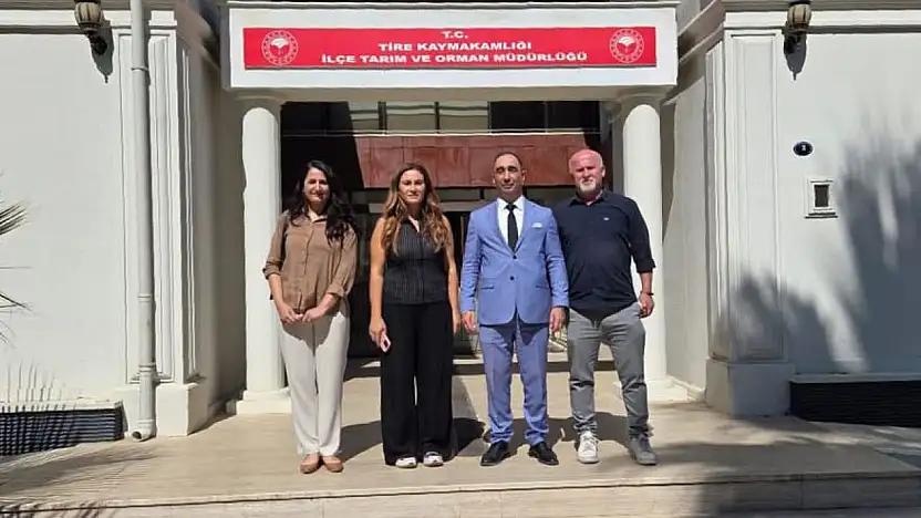 TKDK HEYETİNDEN TİRE İLÇE TARIM MÜDÜRLÜĞÜ'NE ZİYARET
