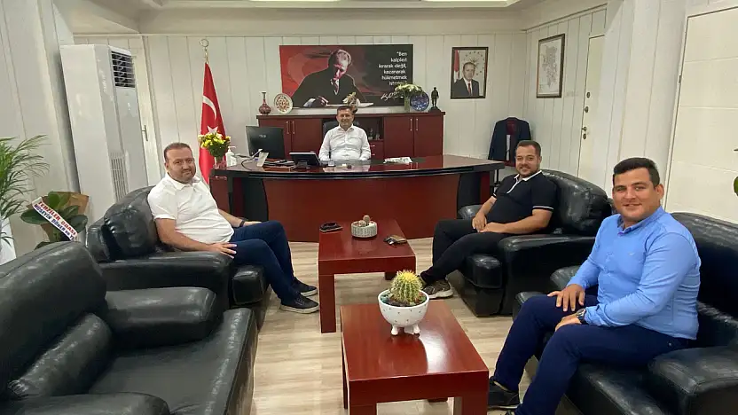 TV9, ARİS MEDYA VE KÜÇÜK MENDERES GAZETESİ EKİBİNDEN YENİ KAYMAKAMA ZİYARET