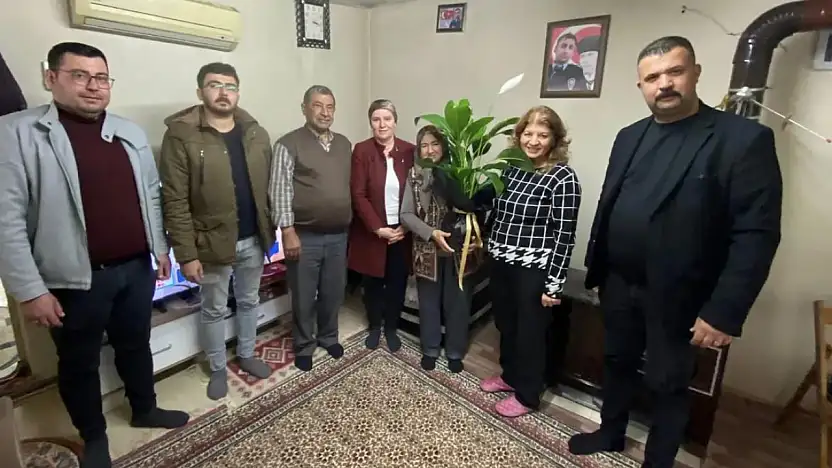 ÜLKÜ OCAKLARI ÖDEMİŞ'TEN ŞEHİT AİLELERİNE ZİYARET