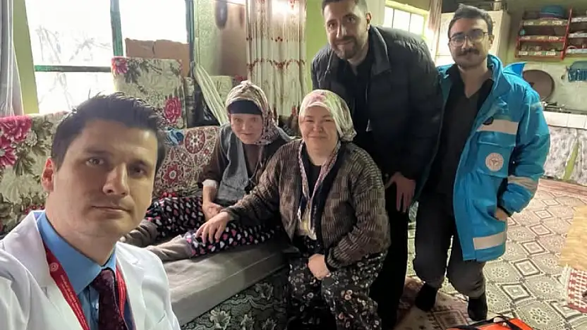 YENİ YILDA EVDE SAĞLIK HİZMETLERİ SAHADA BAŞLADI