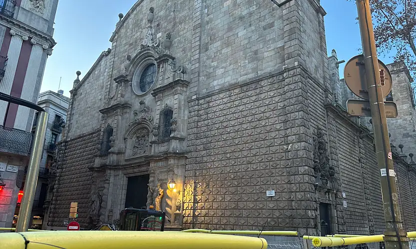 Barselona Şehir Merkezi Işıklar İçinde