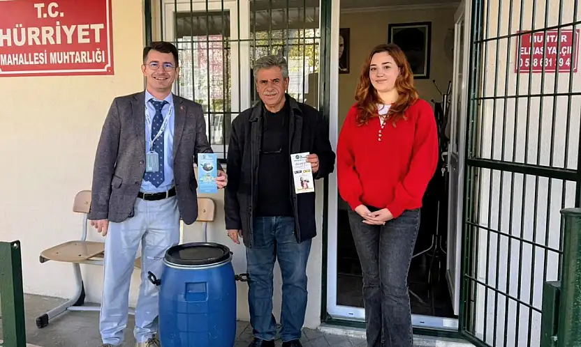 Bitkisel Atık Yağ Toplama Projesine Muhtarlar da Dahil Edildi