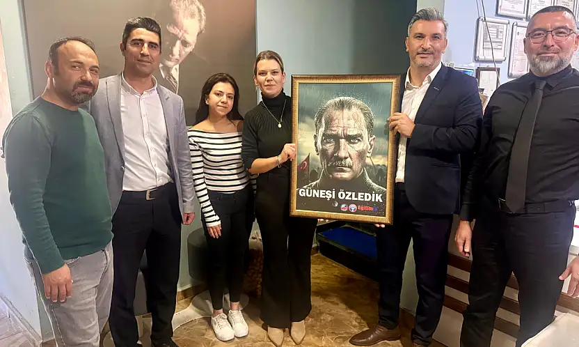 Eğitim-İş İzmir 6 No'lu Şube'den Ödemiş TV9'a Ziyaret