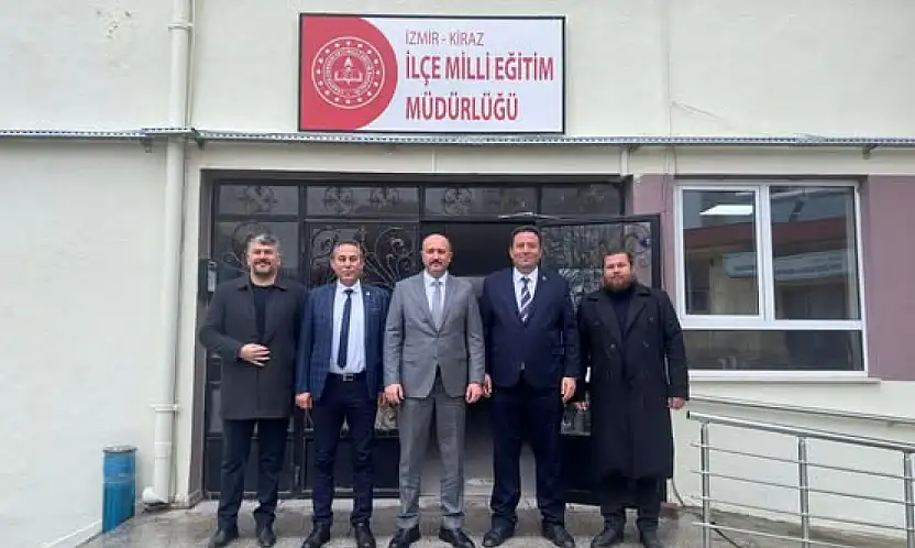 EĞİTİM SENDİKASINDAN KİRAZ'A ZİYARET