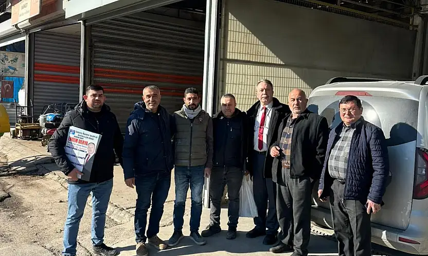 ERDEM DERYA SAHADA: ESNAFIN SORUNLARINI DİNLEDİ